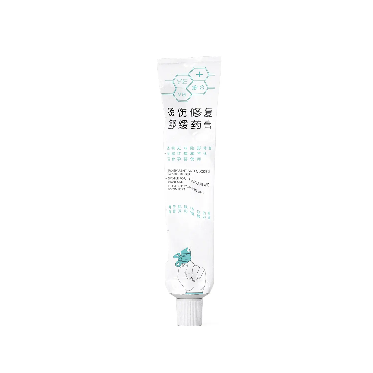 300ml Soothing Burn Repair Cream - Eco-Friendly Tube