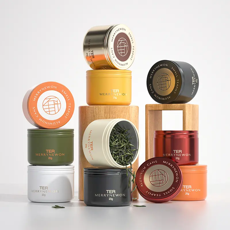 客製化豪華鋁製茶罐作為禮物