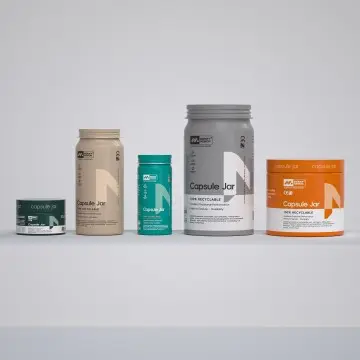 Custom Logo Aluminum Bottles for Fitness Supplements