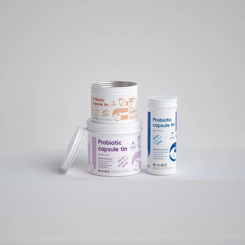 Wholesale Aluminum Jars for Probiotics - Threaded, Ready Stock