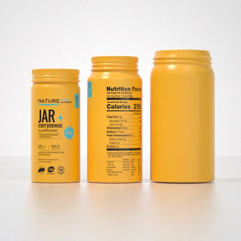 Custom Aluminum Medicine Bottles - Wholesale Options Available-1