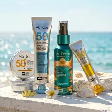 Custom Aluminum Sunscreen Spray Bottles | UV-Stable & Plastic-Free Packaging