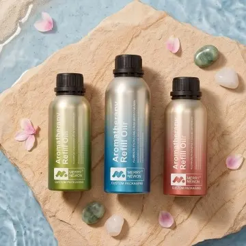 Empty Aluminum Bottle 30-1000ml for Essential Oil and Fragrance Oil, Leak Proof Metal Packaging with Inner Plug