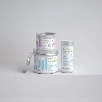 Wholesale Probiotic Aluminum Jars with Threaded Caps & Stickers