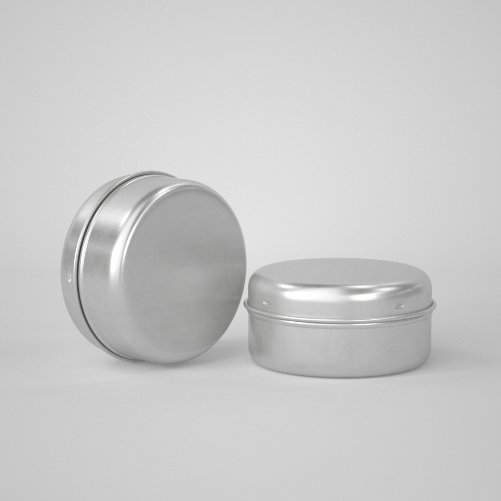 30mL Jar Empty Cream Metal Lip Balm Tin Cosmetic Tin Containers Aluminium Tins with Lids