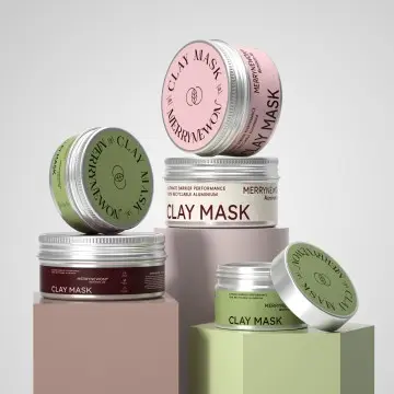 Custom Aluminum Jar for Clay Mask - Personalized Design