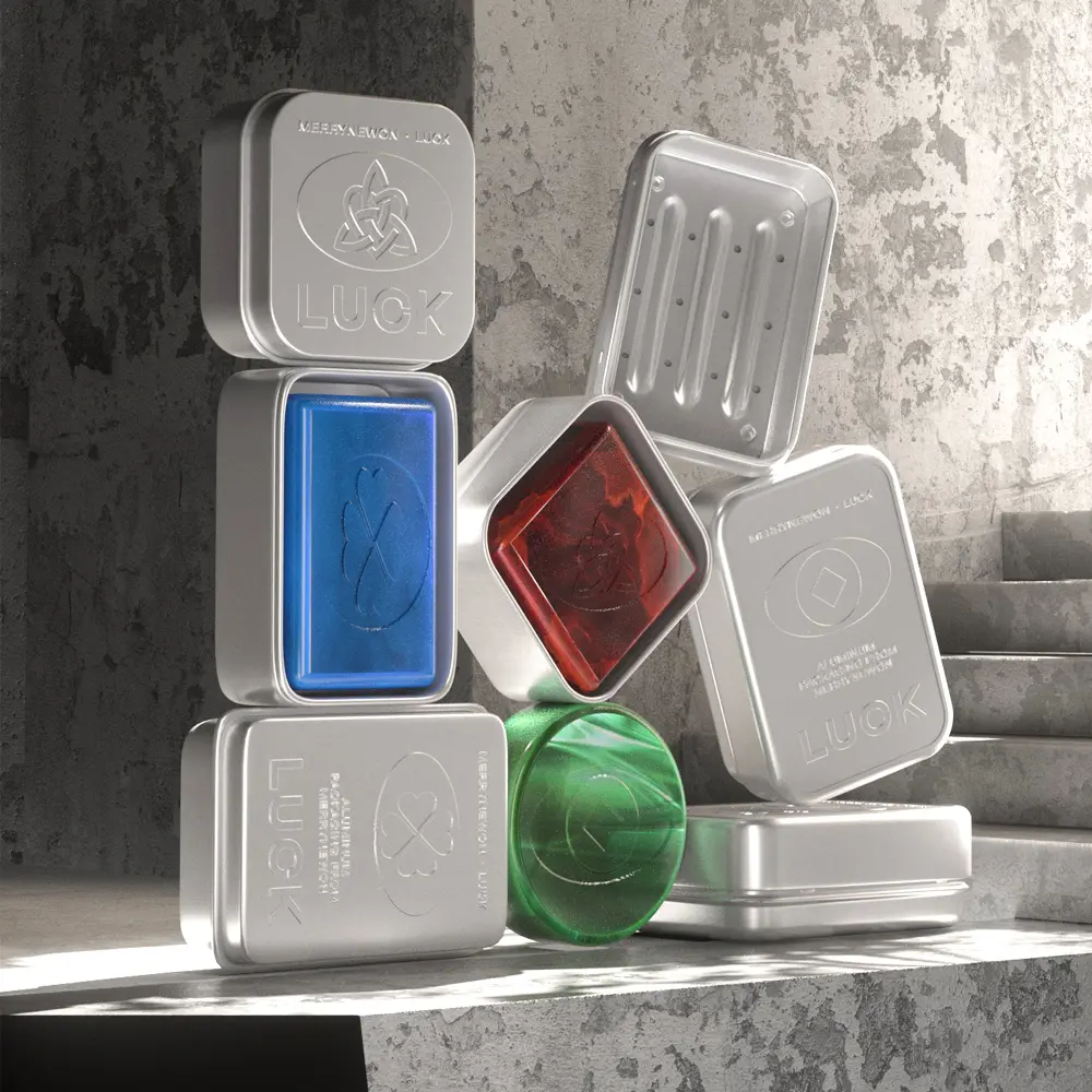 Chian supplier Wholesale Square Jar for Soap - Perfect for Packaging aluminum box in stock