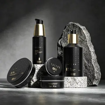 Refillable Aluminum Pump Bottle & Tin Jar Set for Skincare