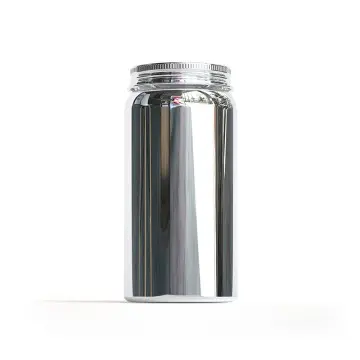 Electroplated Aluminum Bottles Metal Bottles for Pill Vitamin
