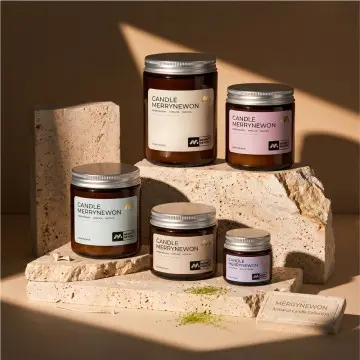 Wholesale Glass Candle Jars 100-500g | Custom Logo & Color Options