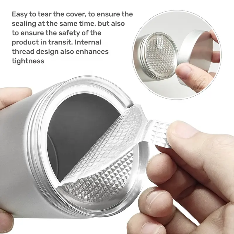 Custom Powder Coffee Container Internal Thread Design.webp