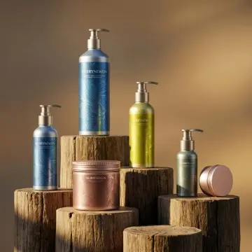 All-in-One Aluminum Cosmetic Packaging Set | Spray Lotion Foam Pump Options