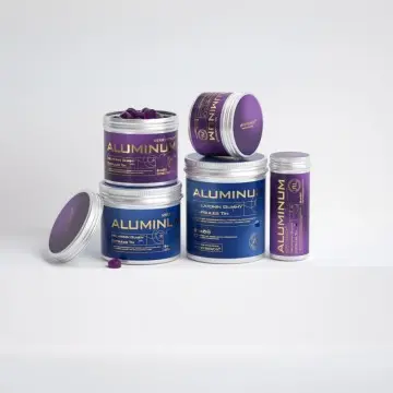 Portable Eco-Friendly Melatonin Soft Candies in Aluminum Jars-1