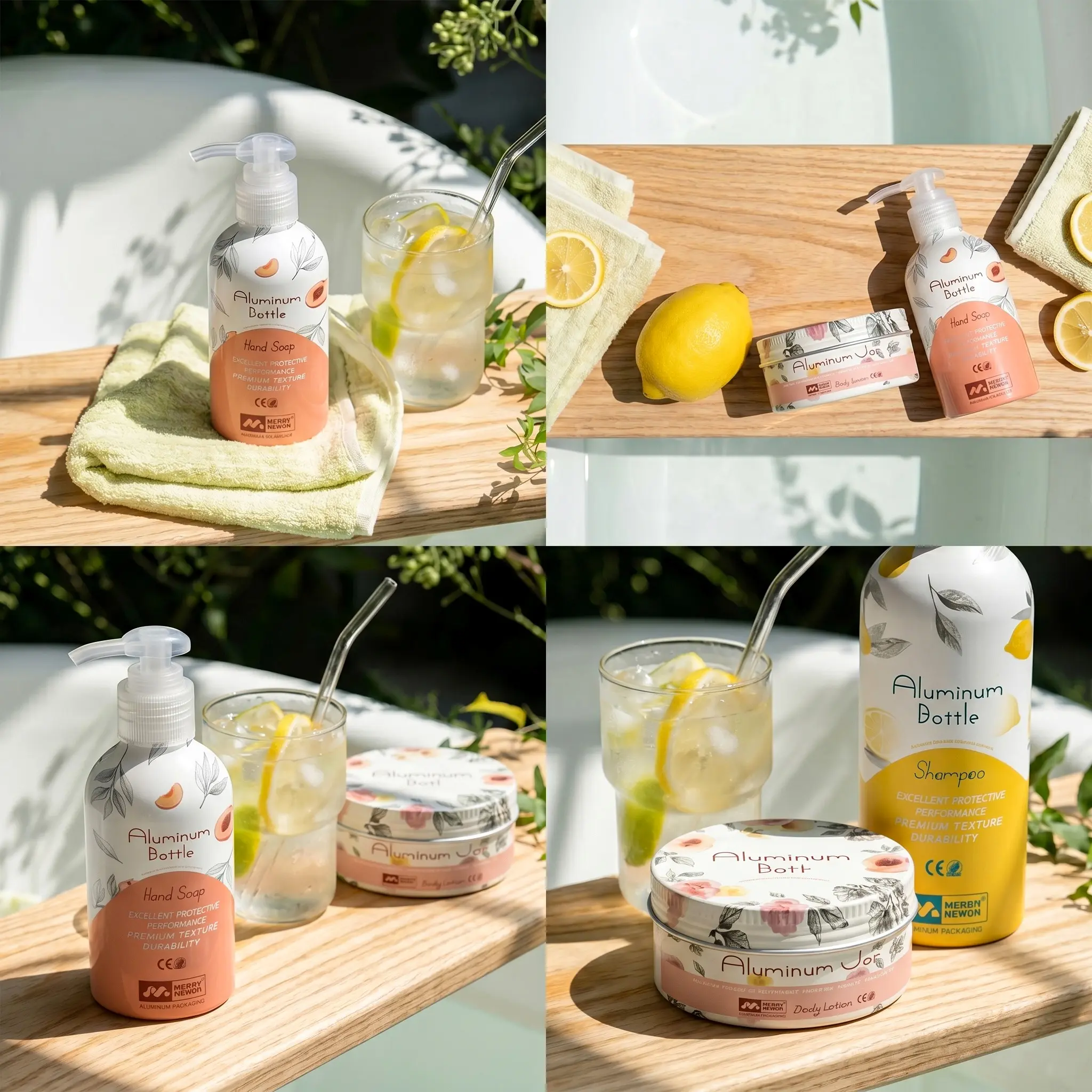 small size of aluminum packaging