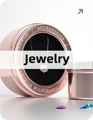 jewelry aluminum jar