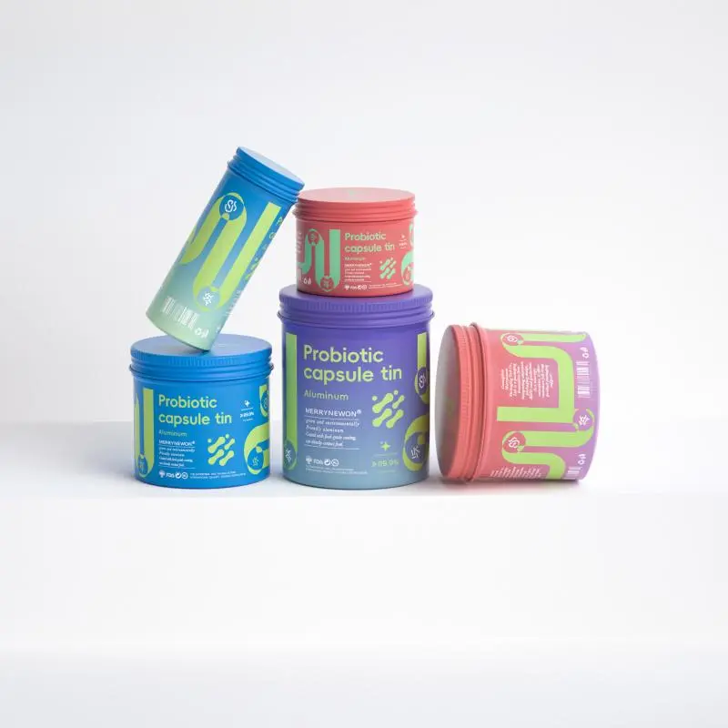 Wholesale Probiotic Aluminum Jars - Ready Stock Spray Paint