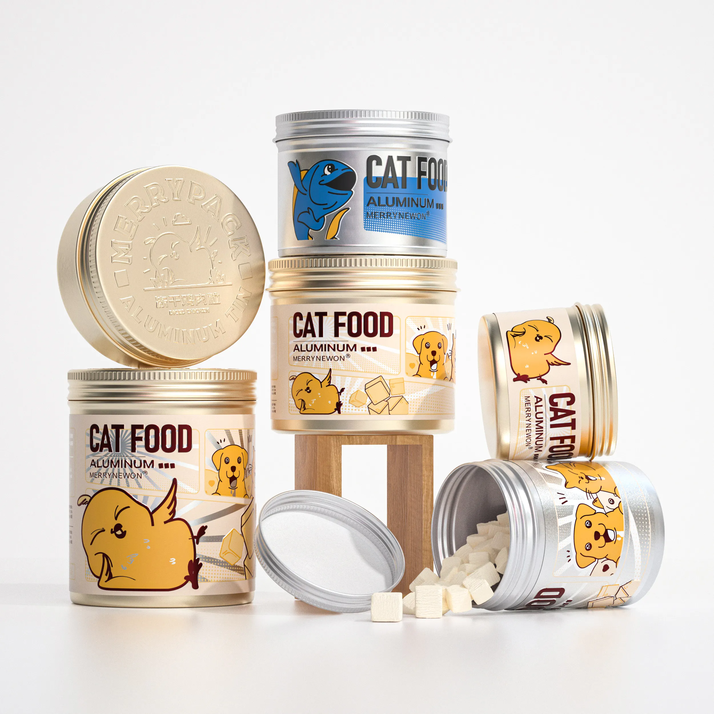 Food-Grade Aluminum Tin Can for Freeze-Dried Pet Food