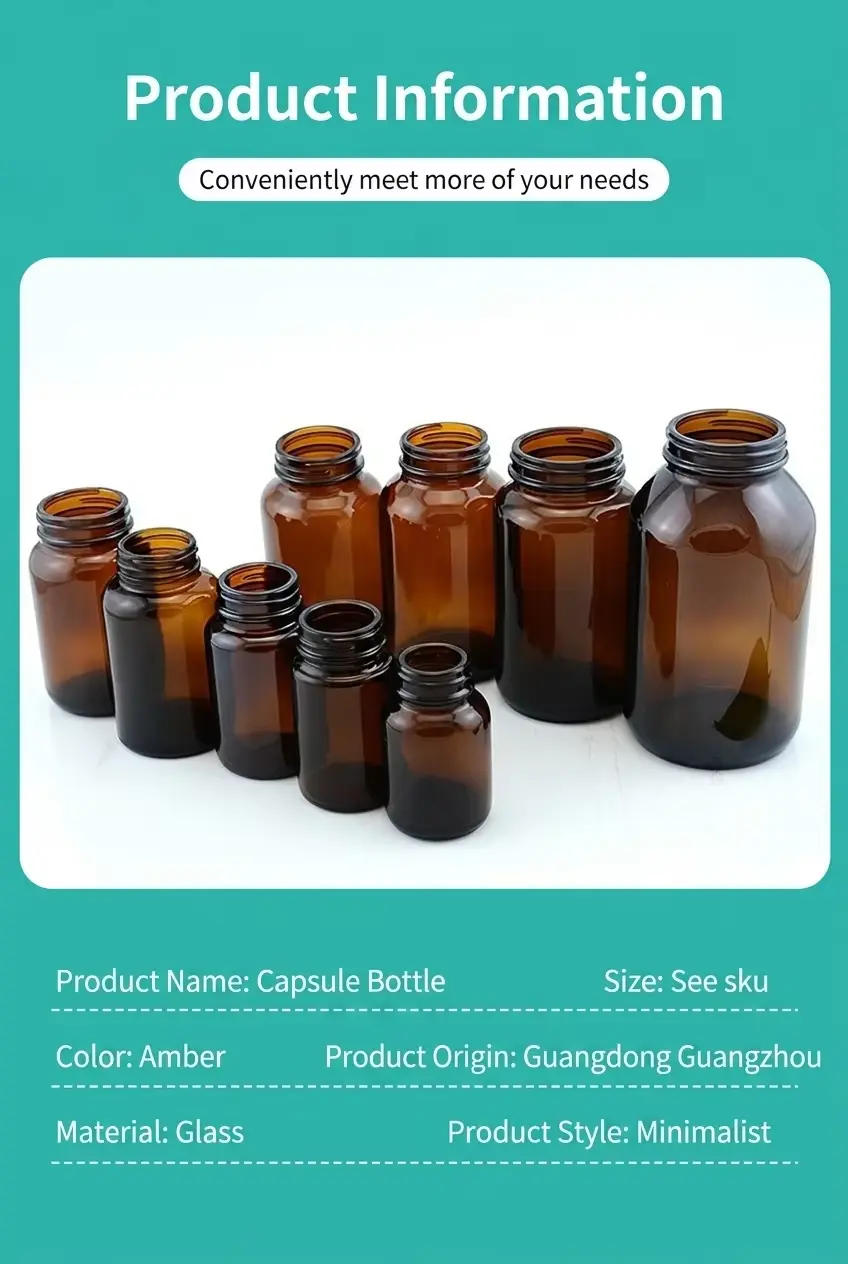 OEM medicine glass bottles