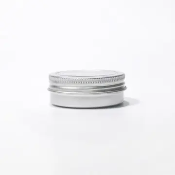 30ml Cylinder Tin Packaging Lip Balm Jar Metal Storage Tin with Window Aluminum Tin