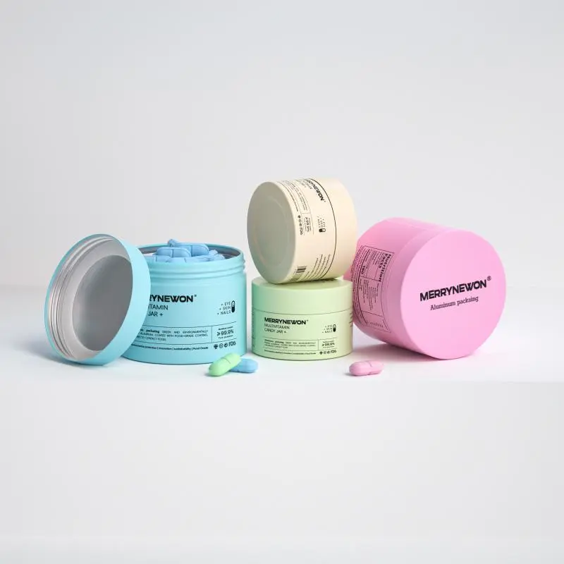 Aluminum Vitamin Jars | Ready Stock Wholesale Packaging