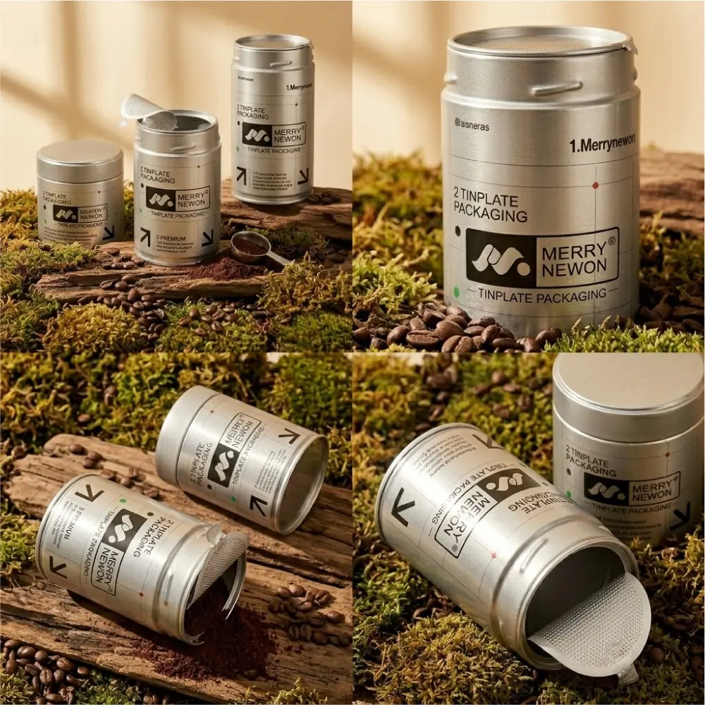 Custom branded coffee cans