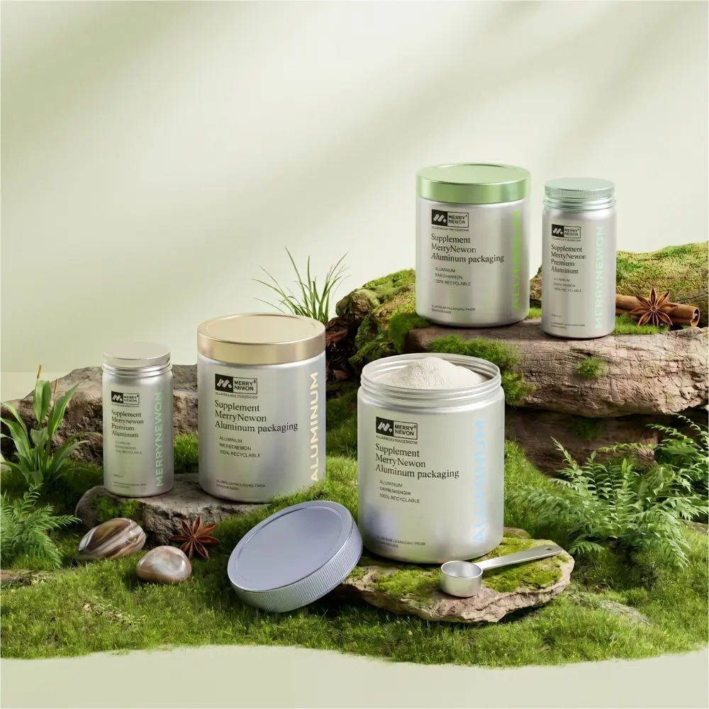 supplement powder container