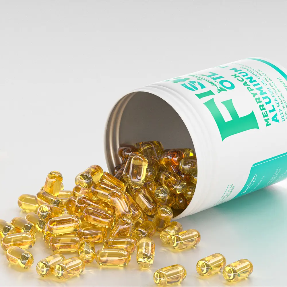 Custom Aluminum Medicine Jar for Fish Oil - Wholesale Options