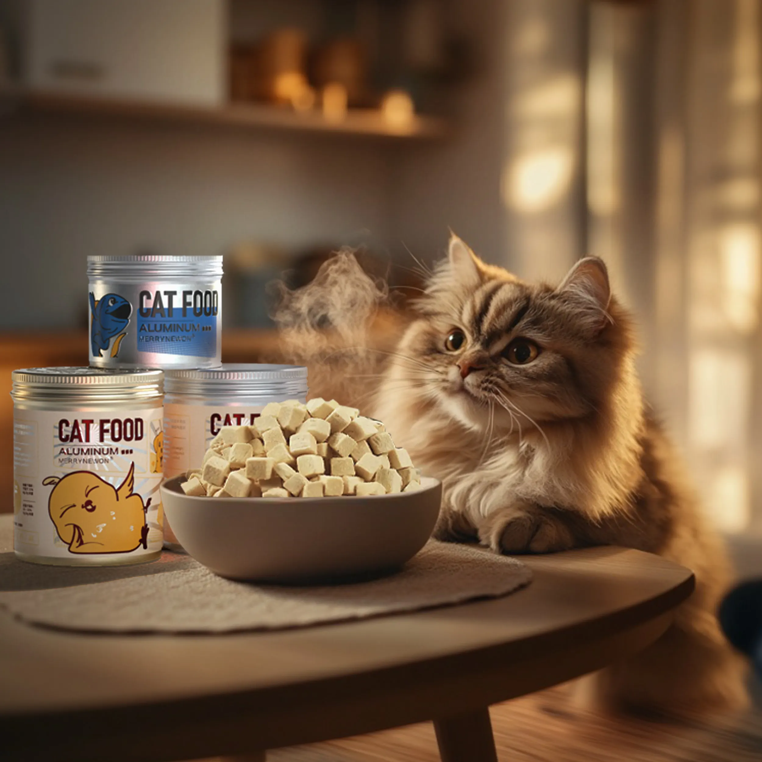 Aluminum Packaging Pet Food Jar for Pet Supplement Freeze-dried Food.webp