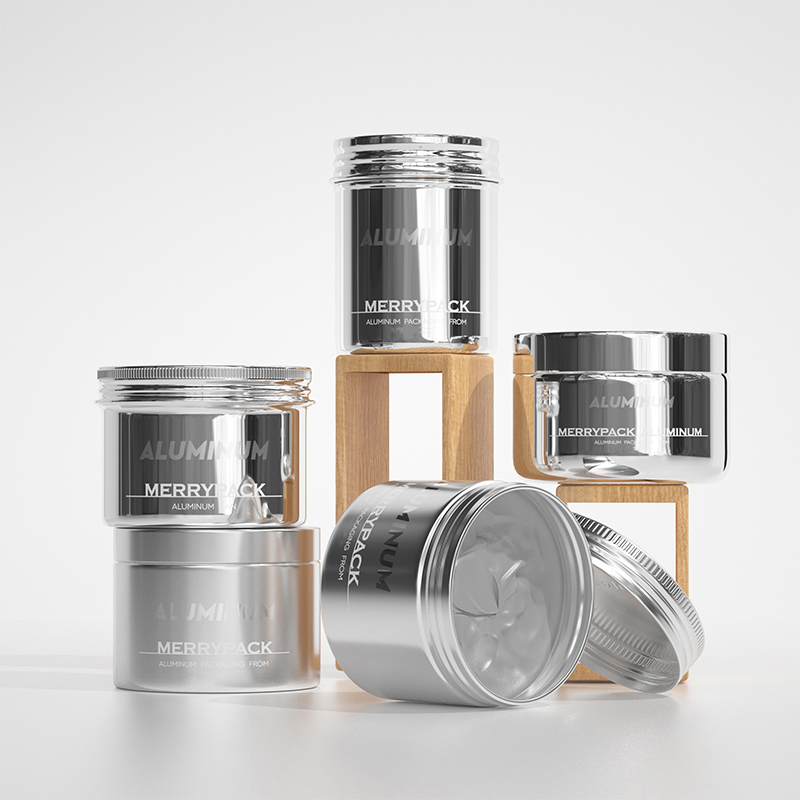 High-End Aluminum Pomade Container for Hair Wax Packaging