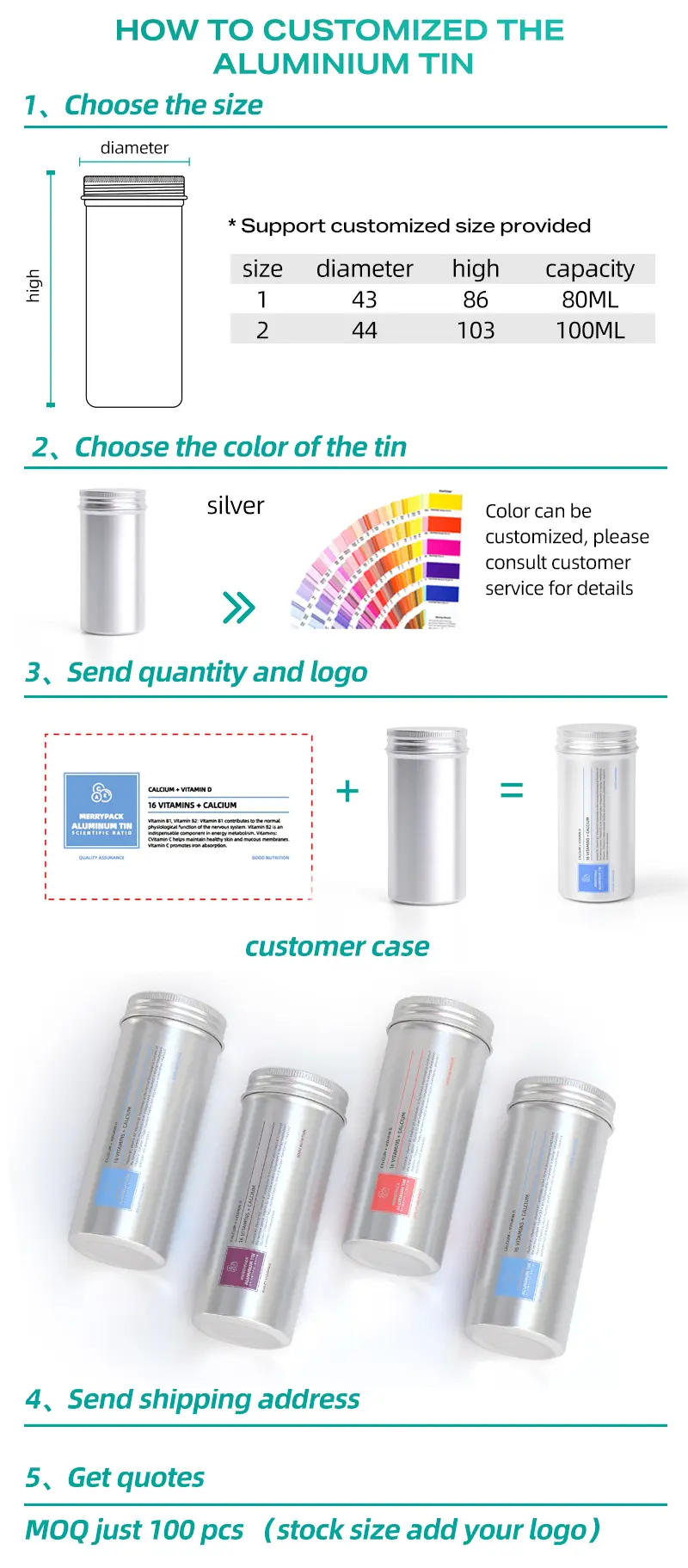 Eco - friendly aluminum aluminum jar (7)