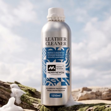 Chemical Packaging Aluminum Bottle 30-1000ml, Leak Proof Screw Cap Bottle with Inner Plug, Custom Logo Printing