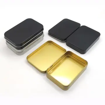 Wholesale Customizable Hinged-Lid Tin Cans Direct from Manufacturer