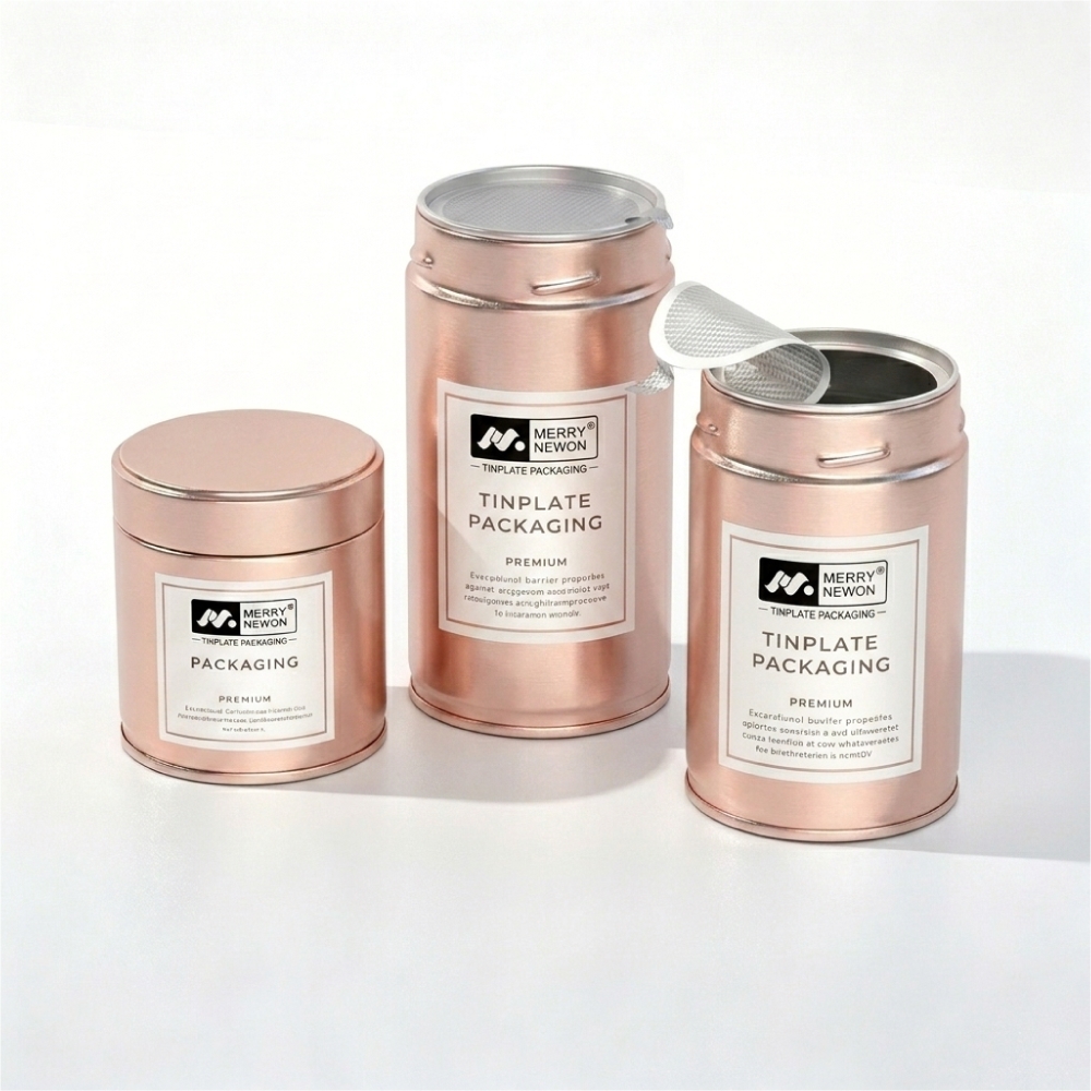 Private label coffee tins