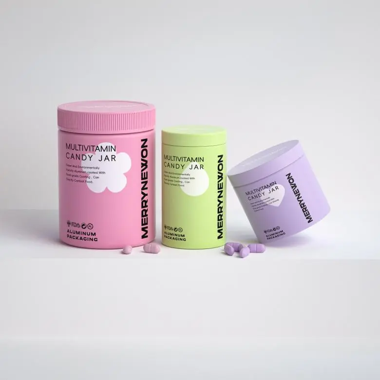 Aluminum Vitamin Jars | Ready Stock Wholesale Packaging