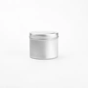 180ml High Quality Cylinder Round Can with clear Window Aluminum Tin