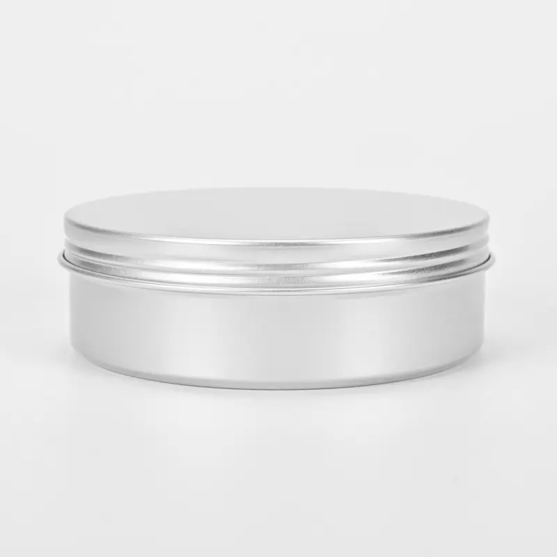 300ml Round Metal Packing Container Aluminum Tin Jars for Cosmetics