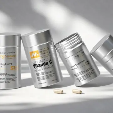 Aluminum Jars with Caps for Health Supplement Packaging