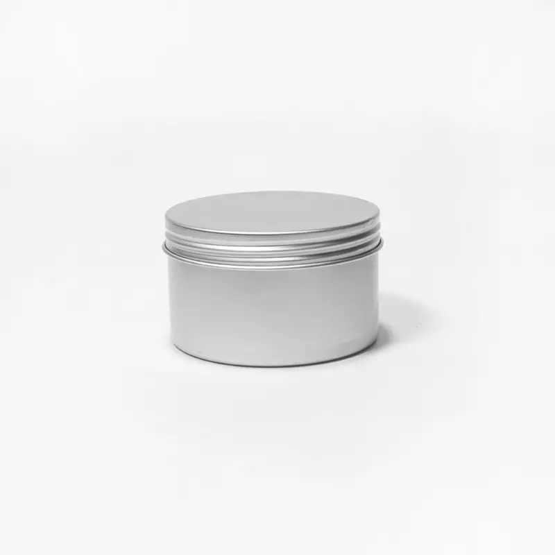 200ml Round Metal Packing Container Aluminum Tin Jars for Cosmetics