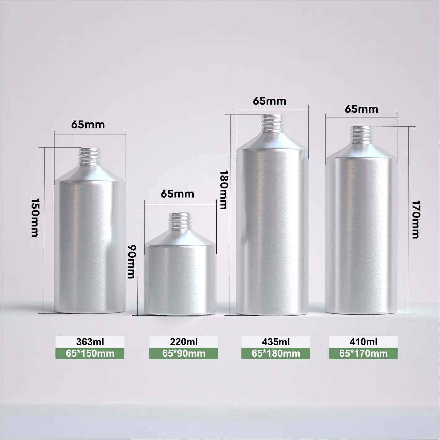 220-500ml aluminum bottle