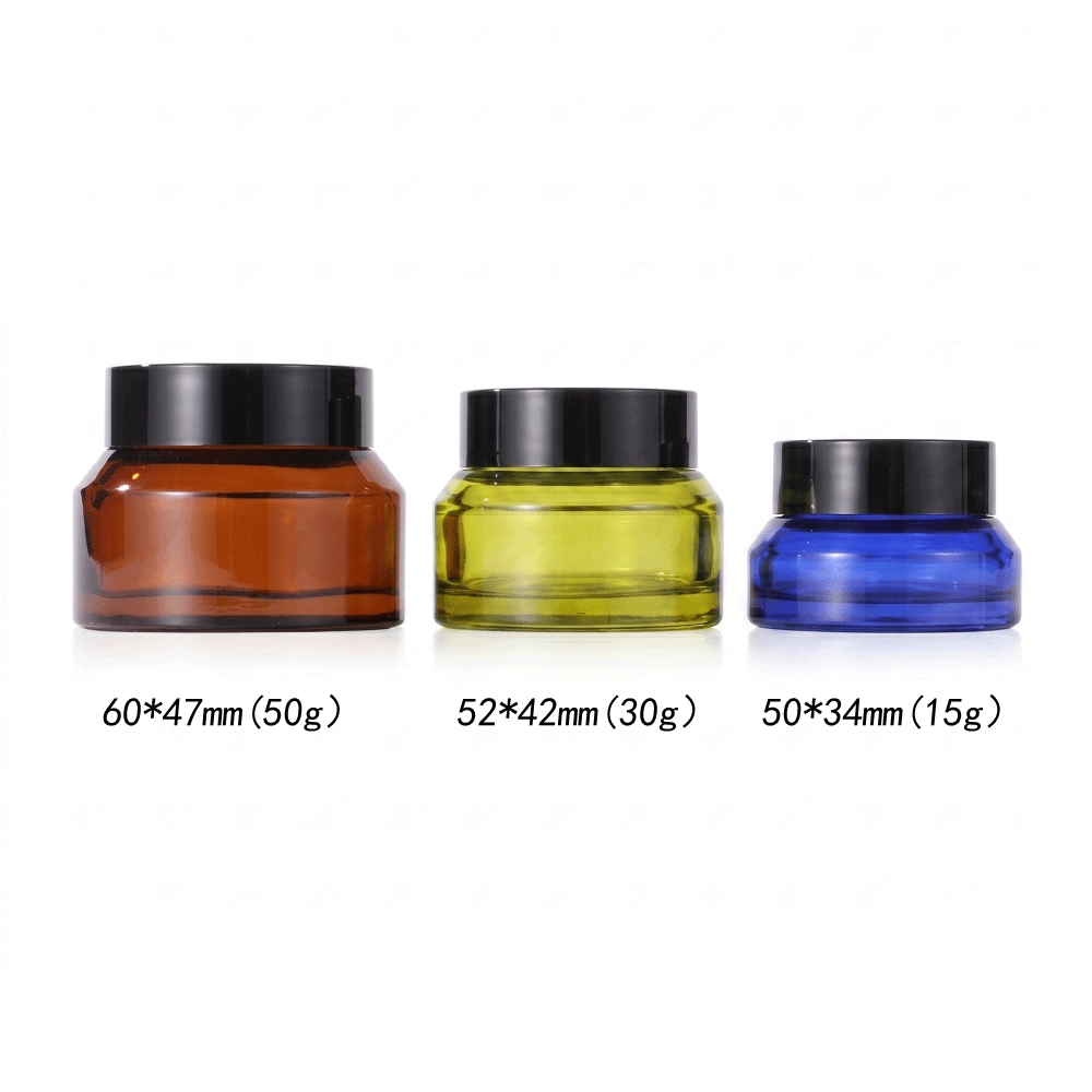 glass lotion jars