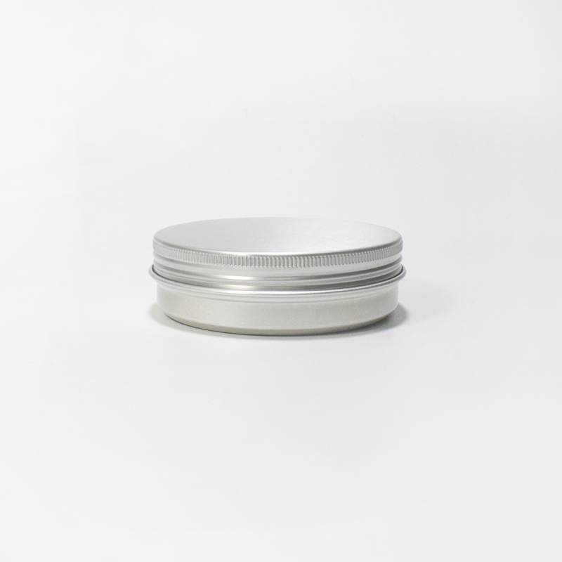 100ml Round Metal Packing Container Aluminum Tin Jars for Cosmetics