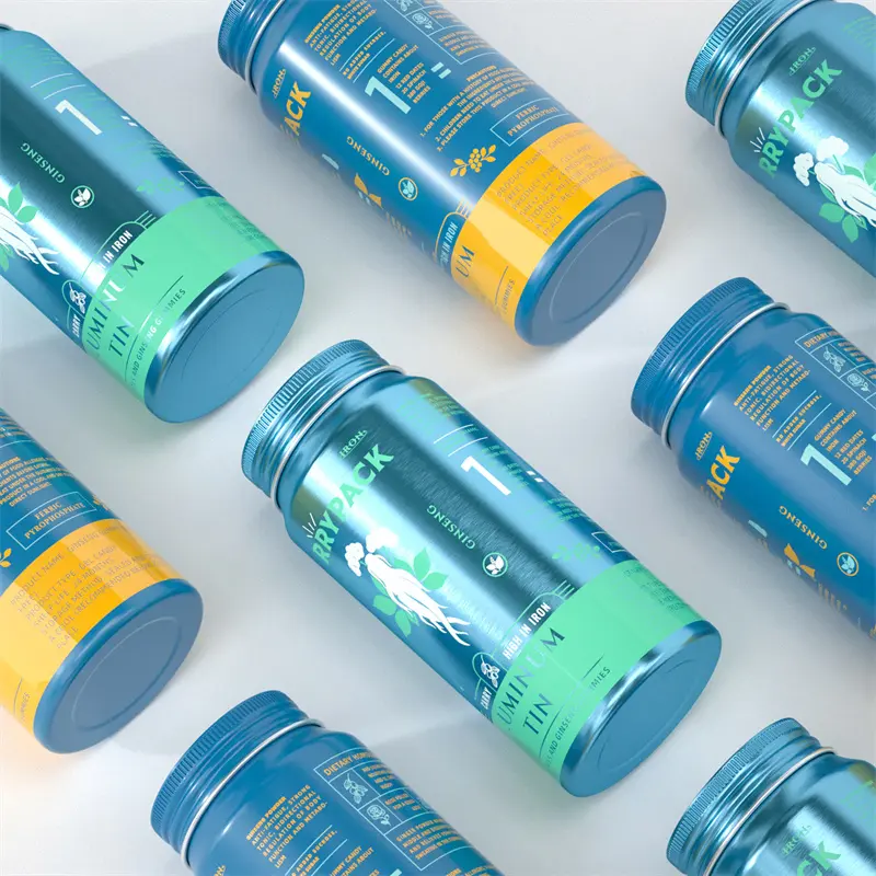 Custom Aluminum Capsule Pill Medicine Jar Tin Pill bottle