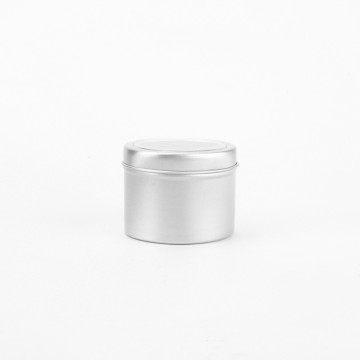 60ml High Quality Cylinder Round Can with clear Window Aluminum Tin