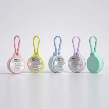 15ml Aluminum Balm Pot with Silicone Keychain for Everyday Carry