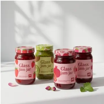 Wide-Mouth Glass Food Jars | Custom Aluminum Lids & Logo Printing