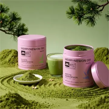 Custom Logo Matcha Tins | Private Label Tea Packaging Supplier
