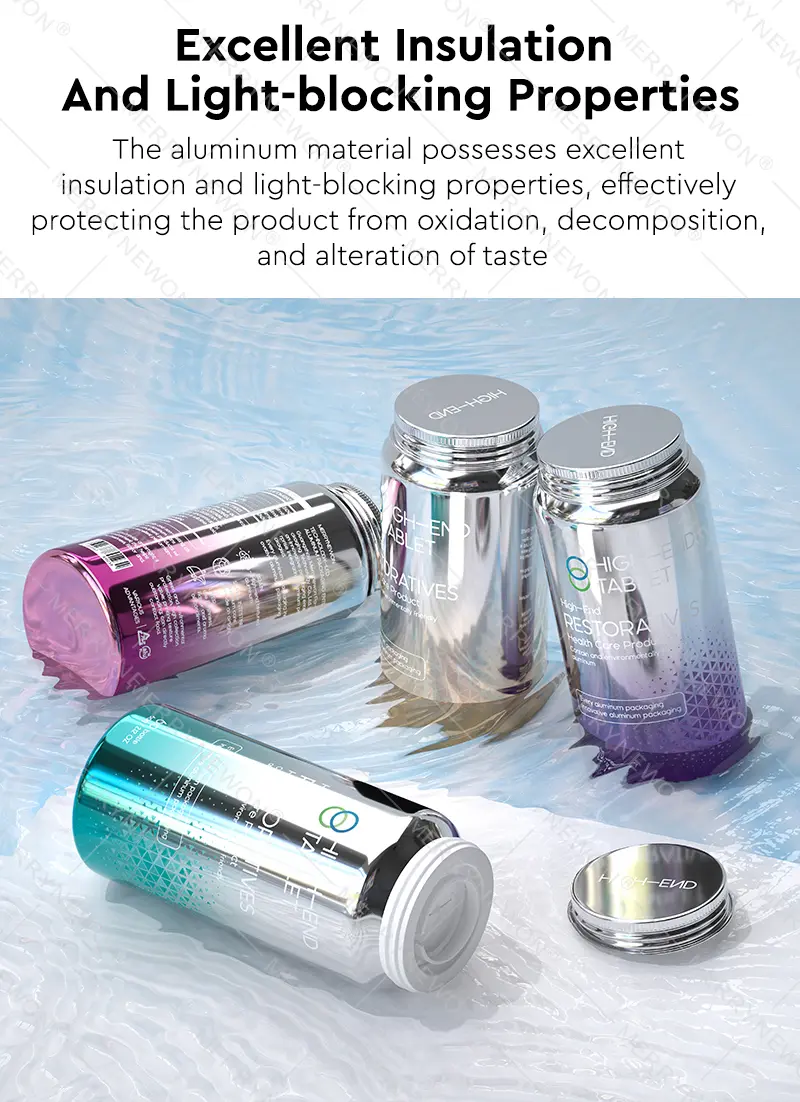 A wide-mouthed aluminum bottle for holding pills (4)