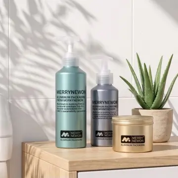 PCR Aluminum Dropper Serum Bottle & Face Cream Jar | Plastic-Free Packaging