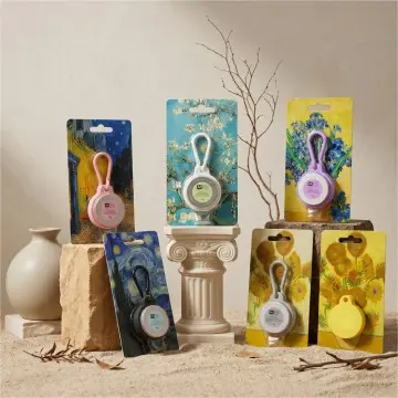 15ml Aluminum Essential Oil Balm Tin with Silicone Hanger Case