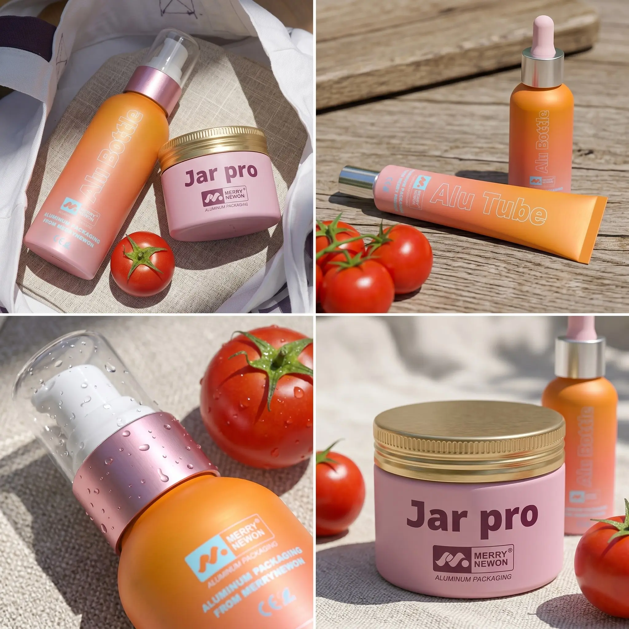 small size of aluminum packaging